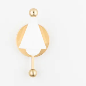 ##Antique Hardware## Hikari Wall Sconce