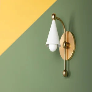 ##Antique Hardware## Hikari Wall Sconce