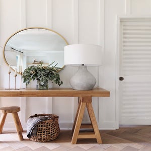 ##Antique Hardware## Zen Table Lamp