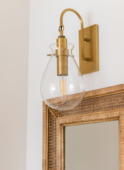 ##Antique Hardware## Ivy Wall Sconce