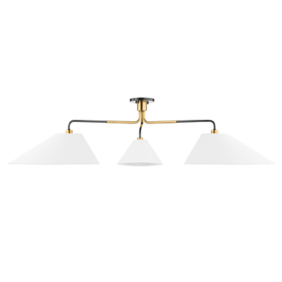 ##Antique Hardware## Duo Semi Flush