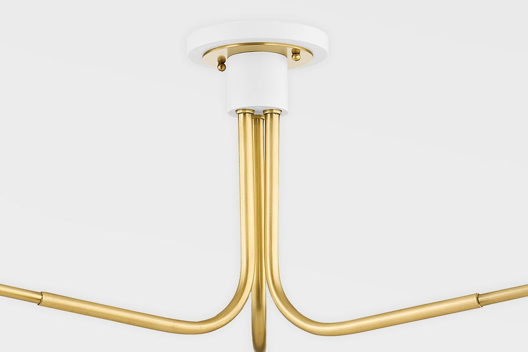 ##Antique Hardware## Split Semi Flush