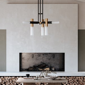##Antique Hardware## Koa Chandelier