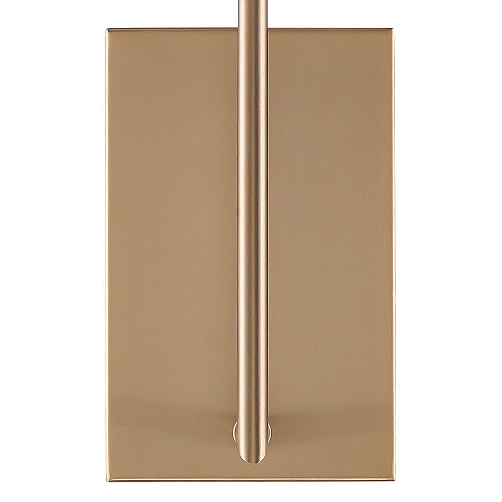 ##Antique Hardware## Lena 1 Light Vibrant Gold Sconce