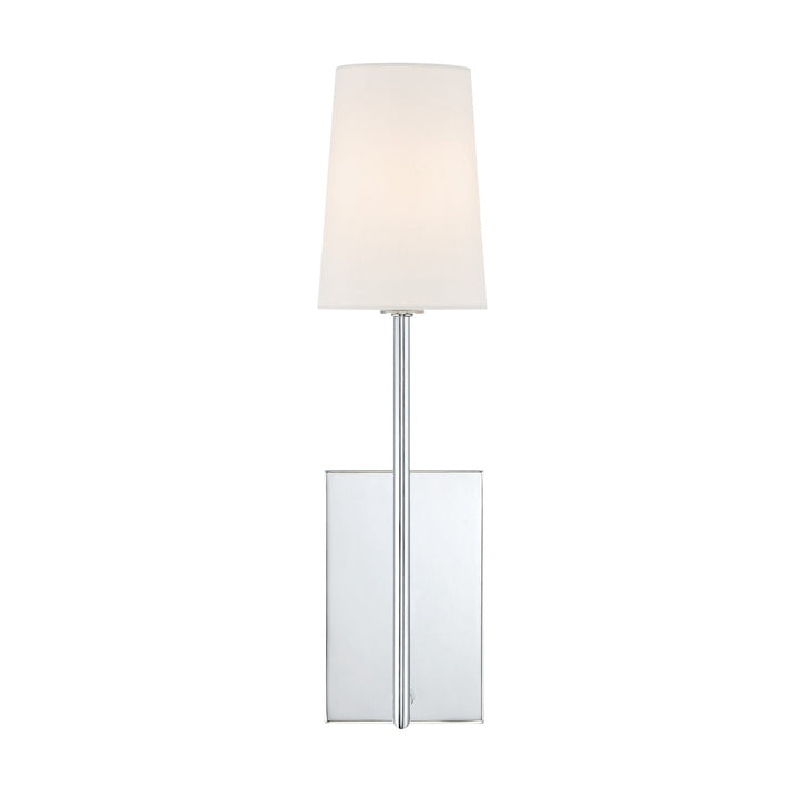 ##Antique Hardware## Lena 1 Light Polished Chrome Sconce