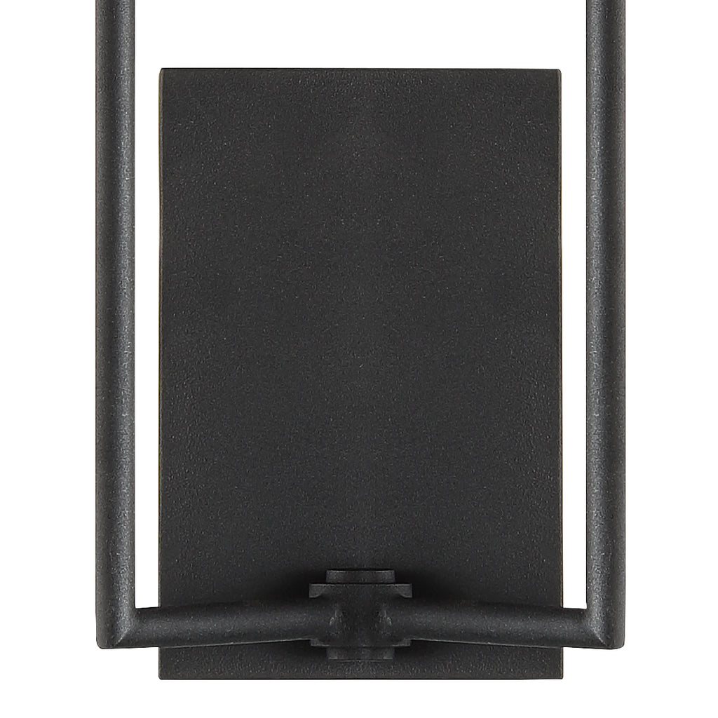 ##Antique Hardware## Lena 2 Light Black Forged Sconce