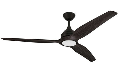 Antique Hardware 60" Limerick Indoor/Outdoor (Damp) in Aged Galvanized w/ Greywood Blades Ceiling Fan