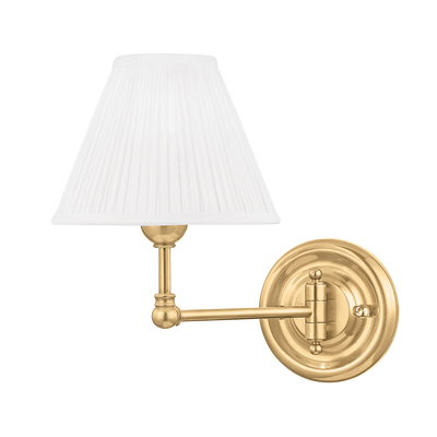 ##Antique Hardware## Classic No.1 Wall Sconce