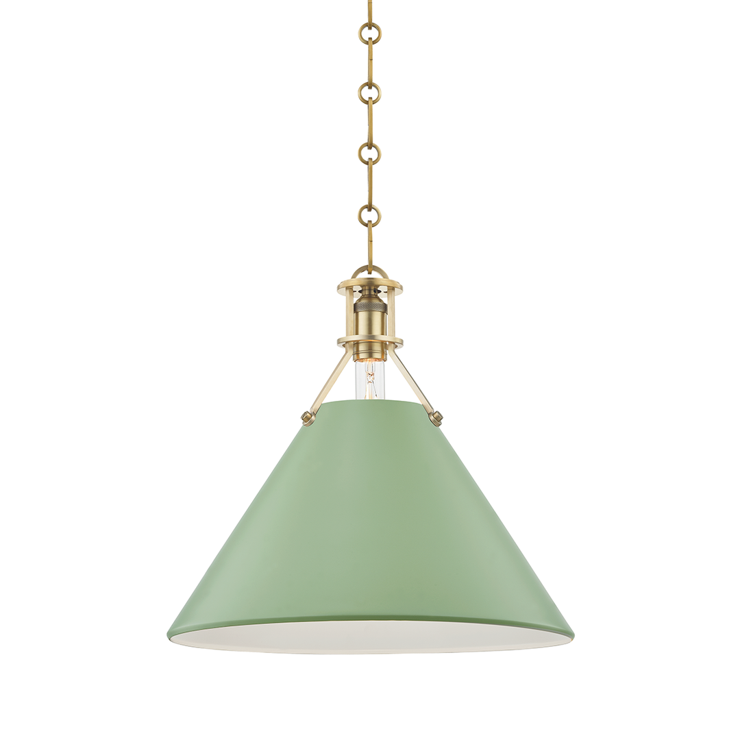 ##Antique Hardware## Painted No.2 Pendant