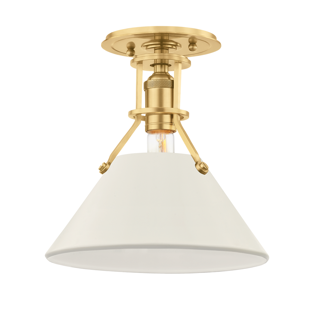 ##Antique Hardware## Painted No.2 Semi Flush