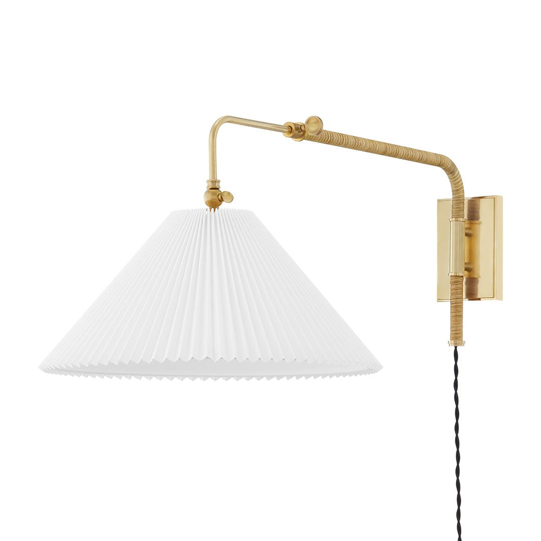 ##Antique Hardware## Dorset Plug-in Sconce