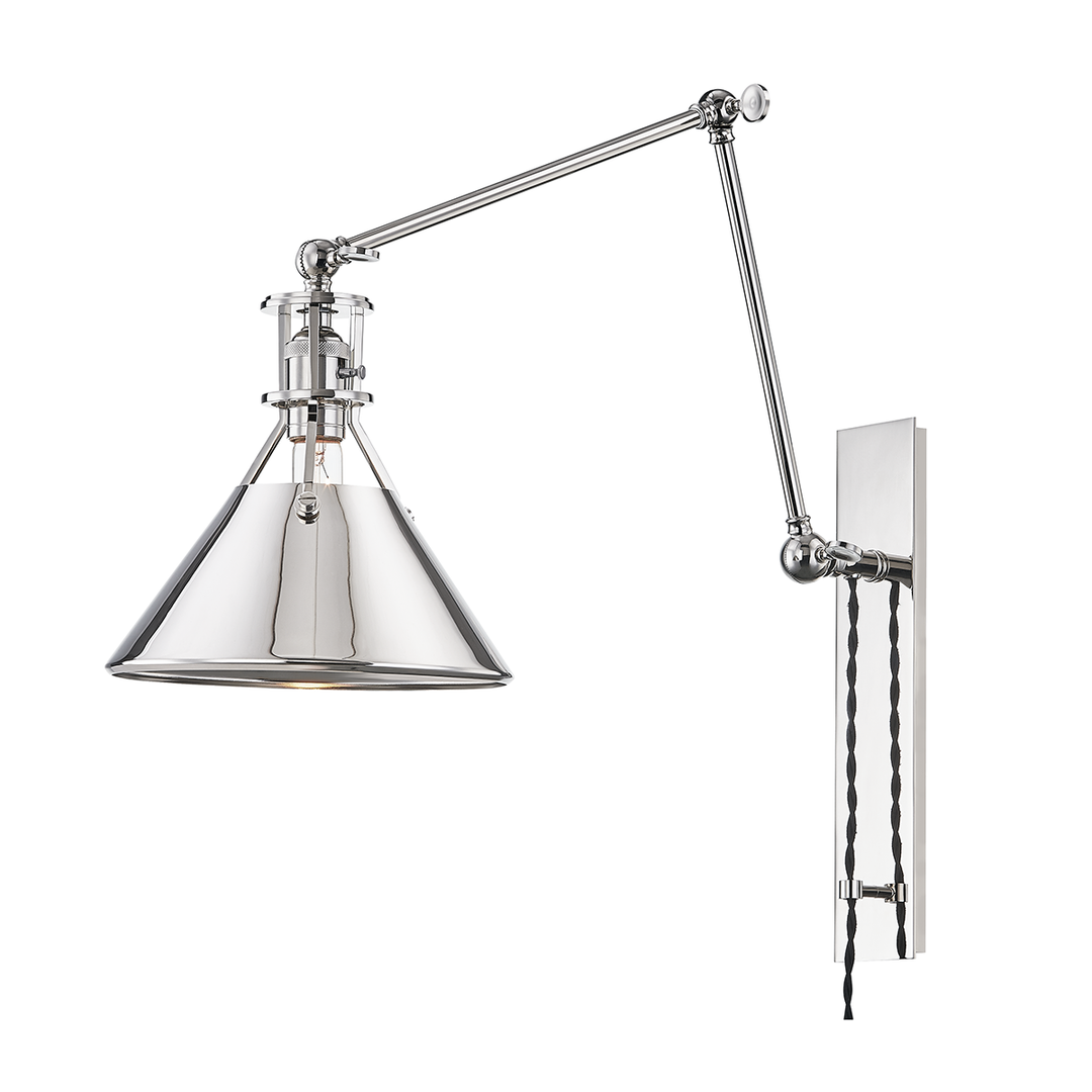 ##Antique Hardware## Metal No. 2 Plug-in Sconce