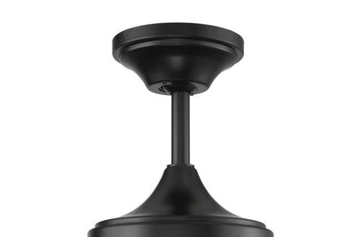 ##Antique Hardware## 60" Mobi Indoor/Outdoor (Wet) in Flat Black w/ Flat Black Blades