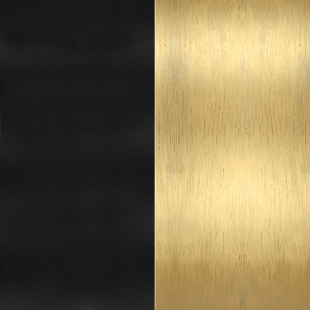 ##Antique Hardware## Atlas 1 Light Matte Black + Textured Gold Outdoor Sconce
