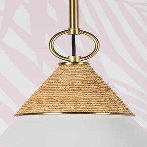 ##Antique Hardware## Mica Pendant