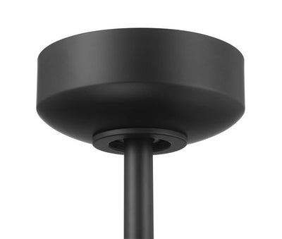 Antique Hardware 52" Nate in Flat Black Finish, Flat Black Blades, Light kit included (Optional), WiFi Control Ceiling Fan