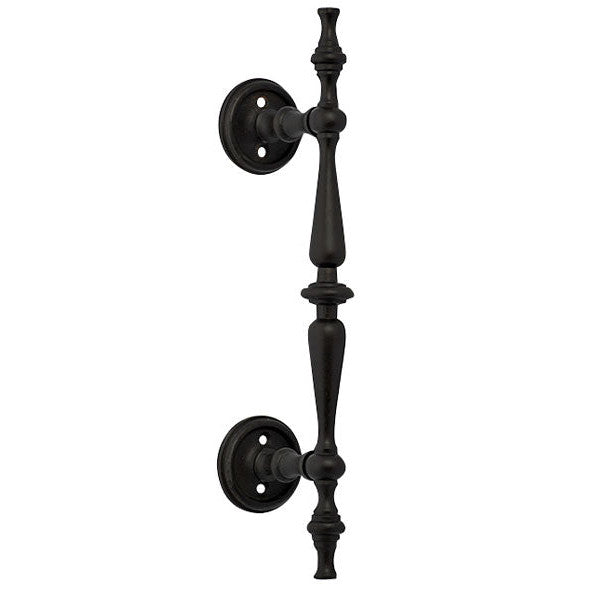 ##Antique Hardware## 9 1/2 Inch Solid Brass Traditional Door Pull