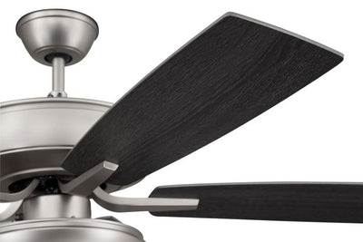 ##Antique Hardware## 52" Pro Plus 119 in Brushed Nickel w/ Brushed Nickel/Greywood Blades
