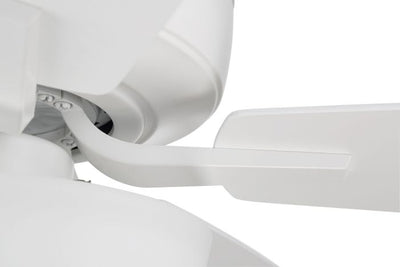 Antique Hardware 52" Pro Plus 211 in White w/ White/Washed Oak Blades Ceiling Fan
