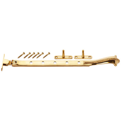 Antique Hardware 10 Inch Georgian Rope Casement Window Stay (Several Finishes Available) WINDOW STAY