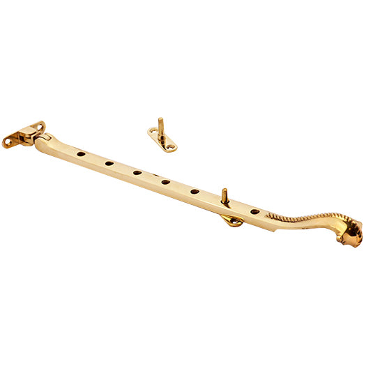 Antique Hardware 12 Inch Georgian Rope Casement Window Stay (Several Finishes Available) WINDOW STAY