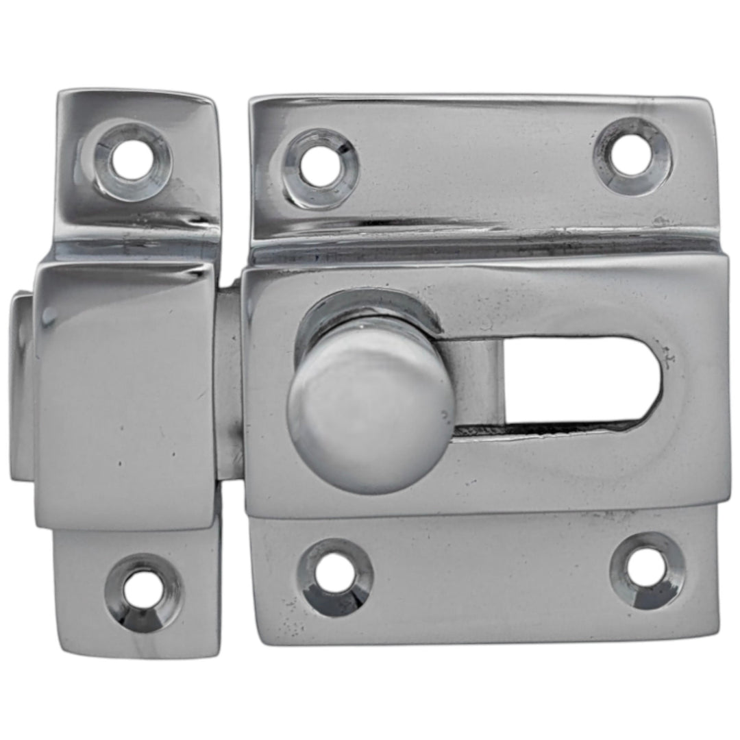 2 1/4 Inch Solid Brass Cabinet Latch (Several Finishes Available)