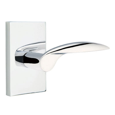 Antique Hardware Emtek Solid Brass Mercury Lever With Modern Rectangular Rosette (Several Finish Options) EMTEK LEVER DOOR KNOB