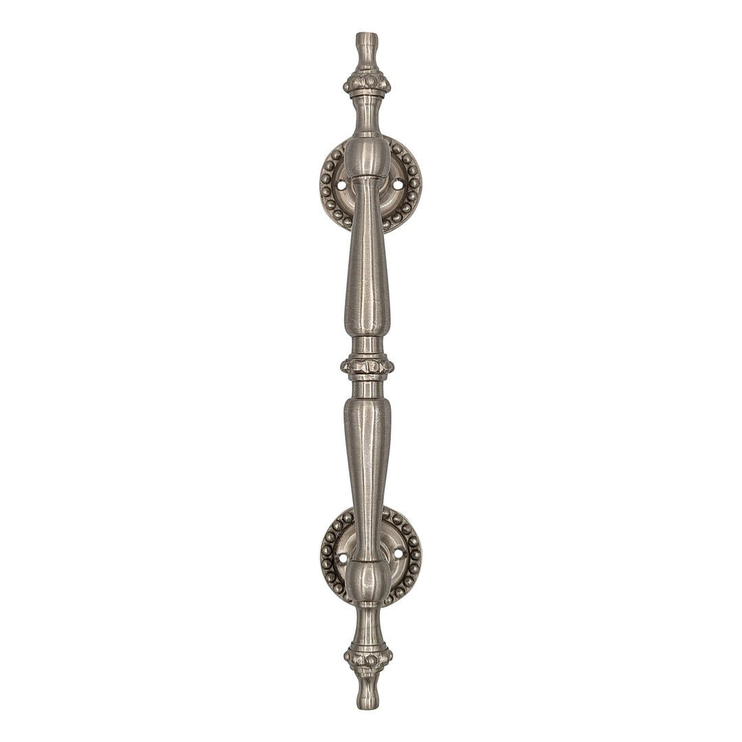 ##Antique Hardware## 9 3/4 Inch Overall (6 Inch C-C) Solid Brass Beaded Style Handle (Several Finishes Available)