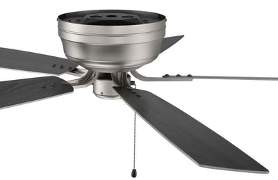 ##Antique Hardware## 52" Pro Plus Hugger in Brushed Nickel w/ Brushed Nickel/Greywood Blades