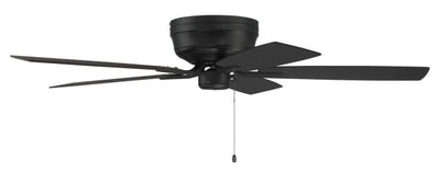 ##Antique Hardware## 52" Pro Plus Hugger in Flat Black  w/ Flat Black/Greywood Blades