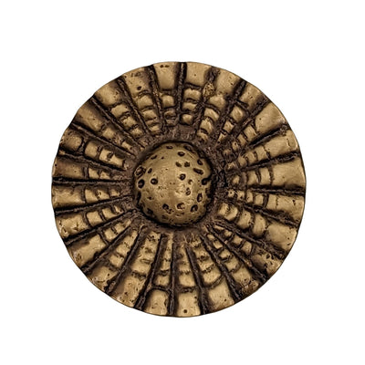 Antique Hardware 1 Inch Solid Brass Art Deco Style Round Cabinet and Furniture Knob CABINET KNOB