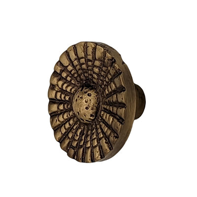 Antique Hardware 1 Inch Solid Brass Art Deco Style Round Cabinet and Furniture Knob CABINET KNOB