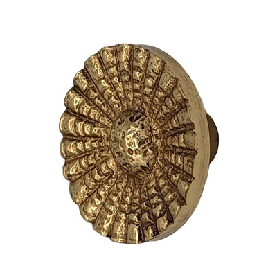 Antique Hardware 1 Inch Solid Brass Art Deco Style Round Cabinet and Furniture Knob CABINET KNOB