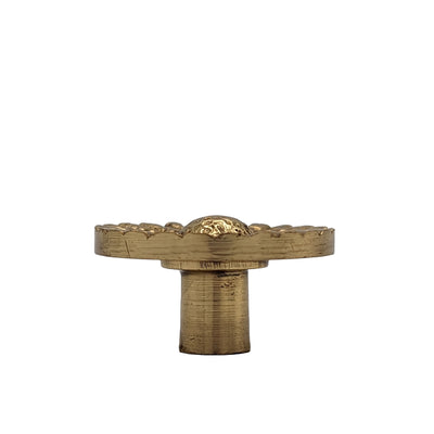 Antique Hardware 1 Inch Solid Brass Art Deco Style Round Cabinet and Furniture Knob CABINET KNOB