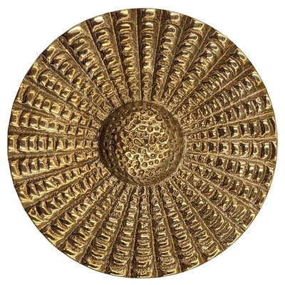 ##Antique Hardware## 2 Inch Solid Brass Art Deco Style Round Cabinet & Furniture Knob