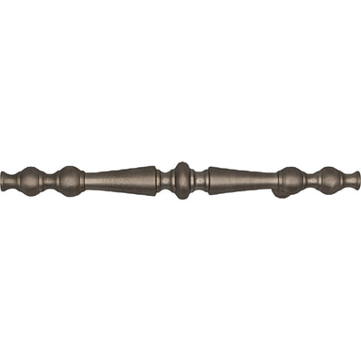 ##Antique Hardware## 6 1/2 Inch Overall (4 Inch c-c) Solid Brass Victorian Pull
