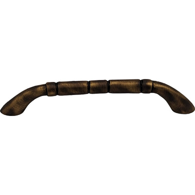 Antique Hardware 4 3/4 Inch Overall (4 Inch c-c) Solid Brass Traditional Pull CABINET PULL