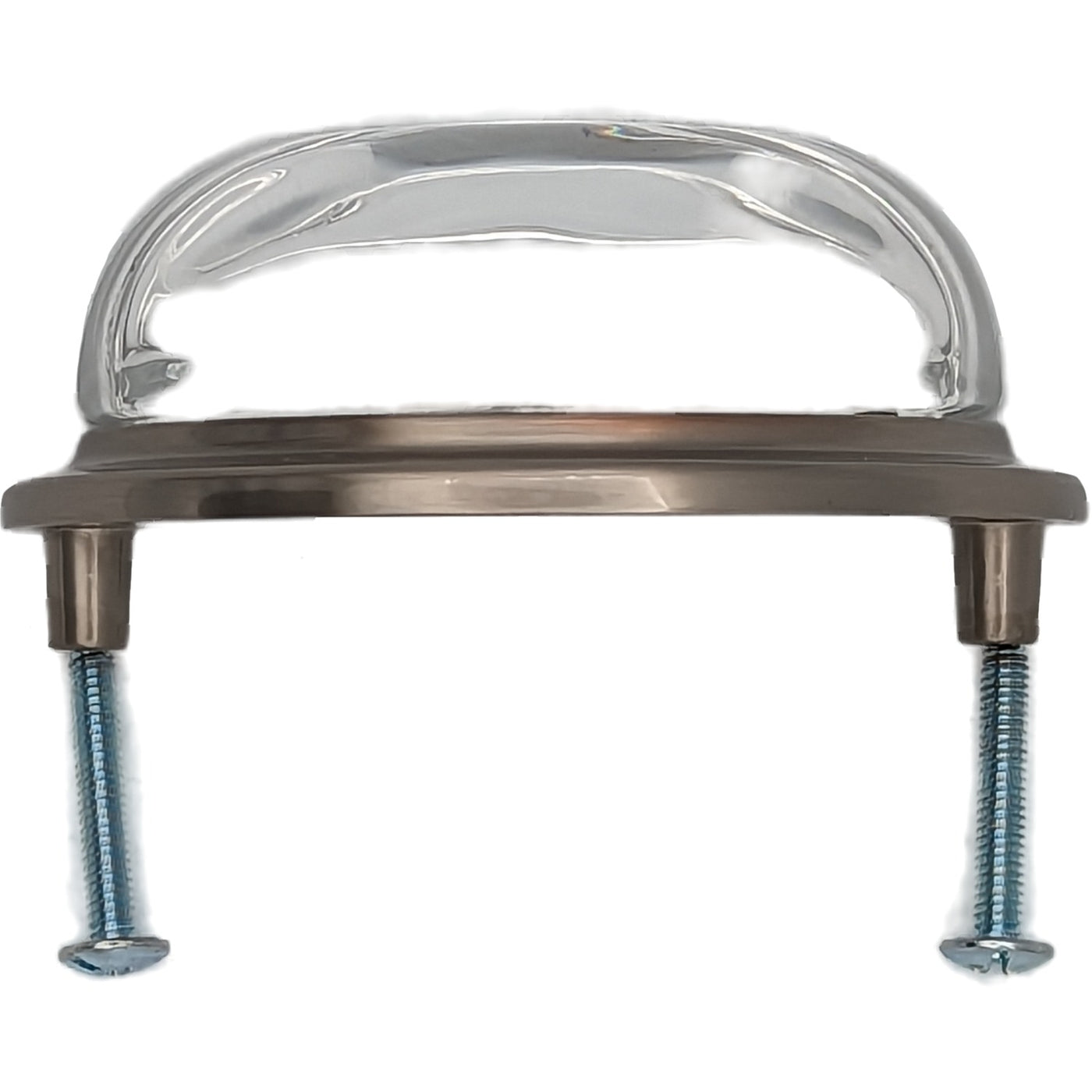 Antique Hardware 3 5/8 Inch Solid Brass Crystal Clear Glass Cabinet Drawer and Furniture Cup Pull (Several Finishes Available) ANTIQUE CABINET HARDWARE