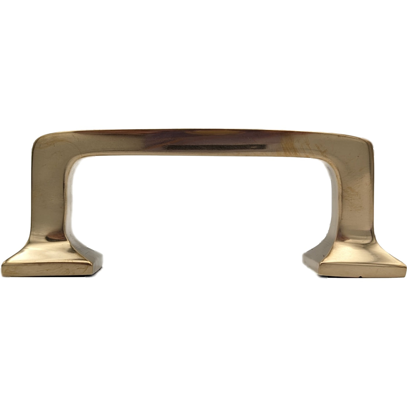 Antique Hardware 4 1/4 Inch Overall (3.25 Inch c-c) Solid Brass Square Traditional Pull CABINET PULL