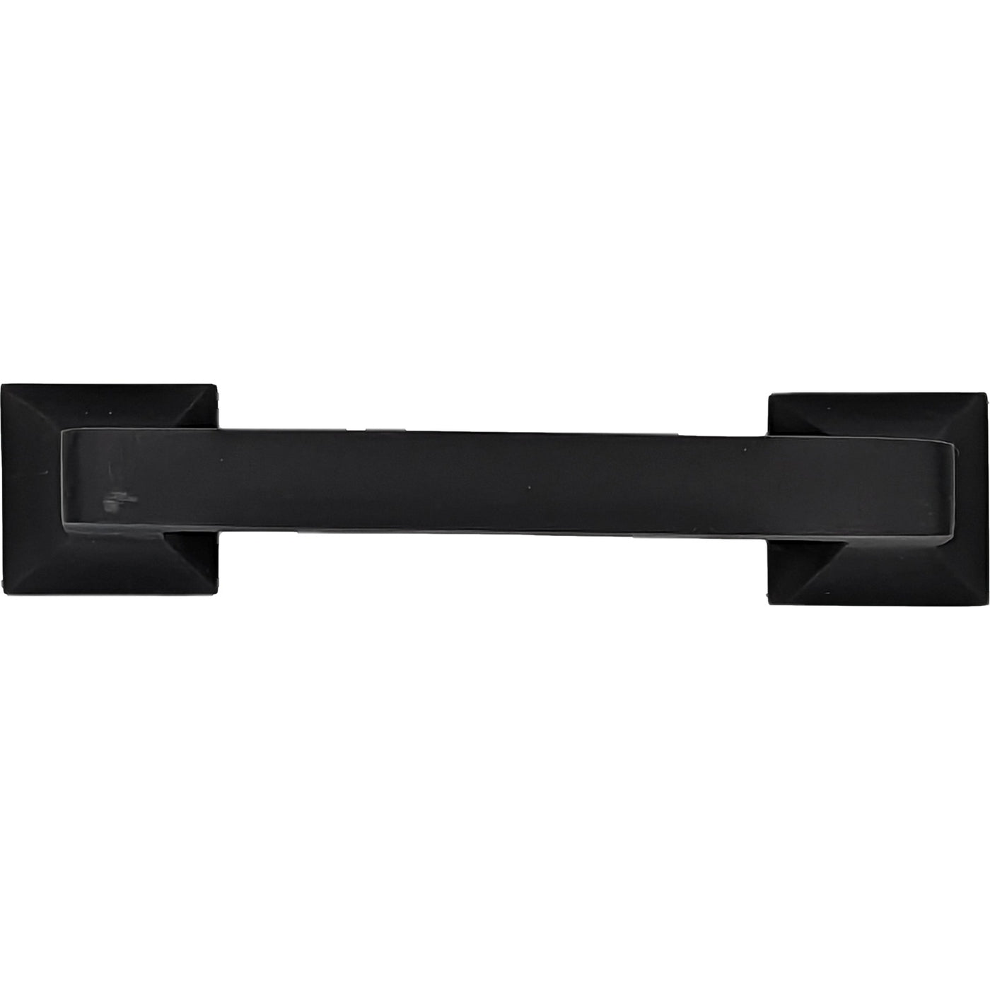 Antique Hardware 4 1/4 Inch Overall (3.25 Inch c-c) Solid Brass Square Traditional Pull CABINET PULL
