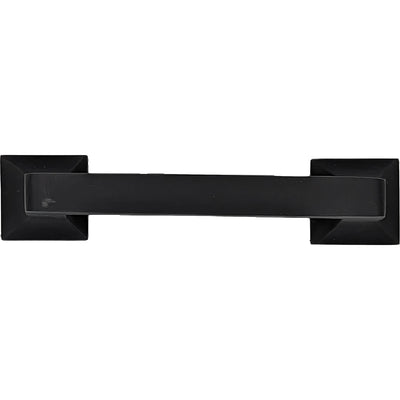 Antique Hardware 4 1/4 Inch Overall (3.25 Inch c-c) Solid Brass Square Traditional Pull CABINET PULL