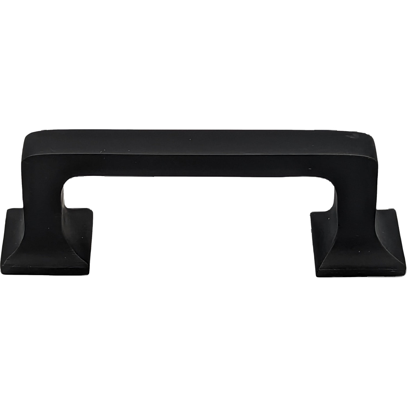 Antique Hardware 4 1/4 Inch Overall (3.25 Inch c-c) Solid Brass Square Traditional Pull CABINET PULL