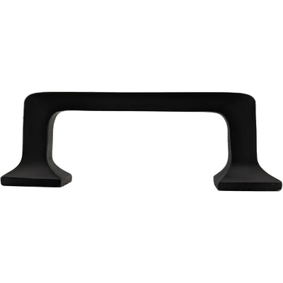 Antique Hardware 4 1/4 Inch Overall (3.25 Inch c-c) Solid Brass Square Traditional Pull CABINET PULL