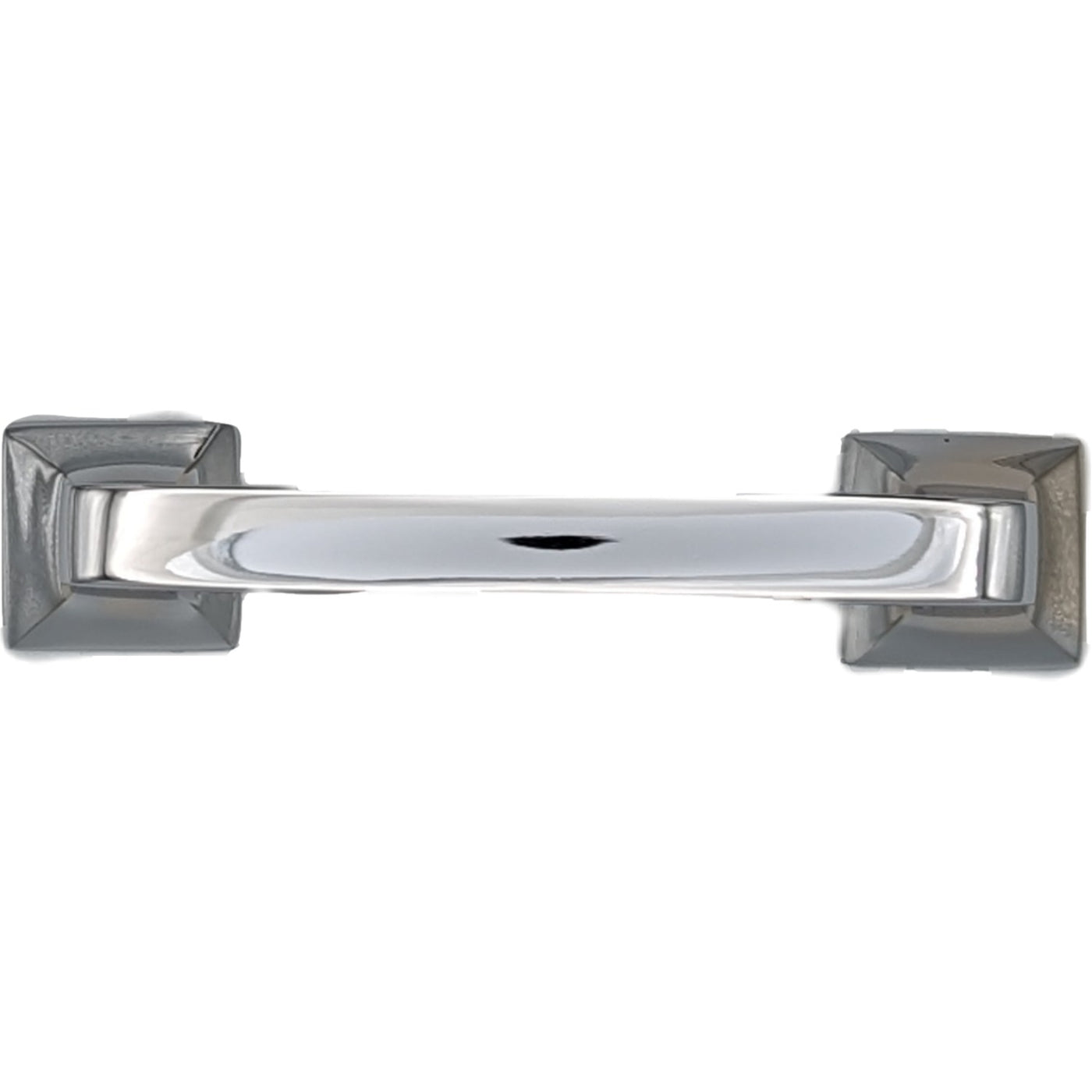 Antique Hardware 4 1/4 Inch Overall (3.25 Inch c-c) Solid Brass Square Traditional Pull CABINET PULL