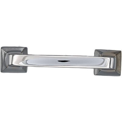 Antique Hardware 4 1/4 Inch Overall (3.25 Inch c-c) Solid Brass Square Traditional Pull CABINET PULL