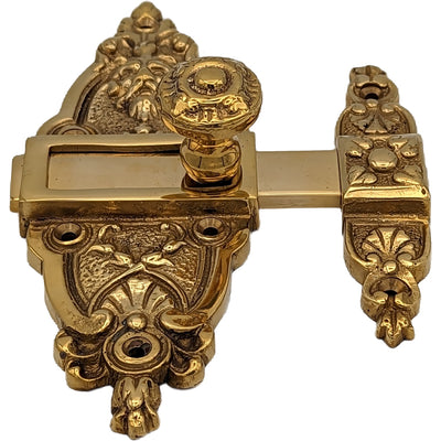 Antique Hardware 5 1/2 Gargoyle French Door or Cabinet Slide Bolt Latch (Several Finishes Available) CABINET LATCH
