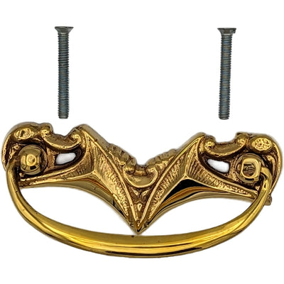 Antique Hardware 3 5/8 Inch (3 Inch c-c) Gothic Ray Bail Pull BAIL PULL