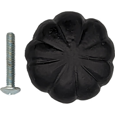 Antique Hardware 1 1/2 Inch Iron Scalloped Cabinet Knob CABINET KNOB
