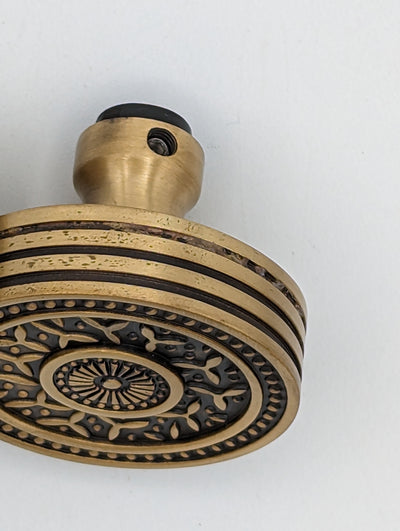 ##Antique Hardware## Open Box Sale Item 2 1/4 Inch Rice Pattern Spare Knob Set (Antique Brass Finish)