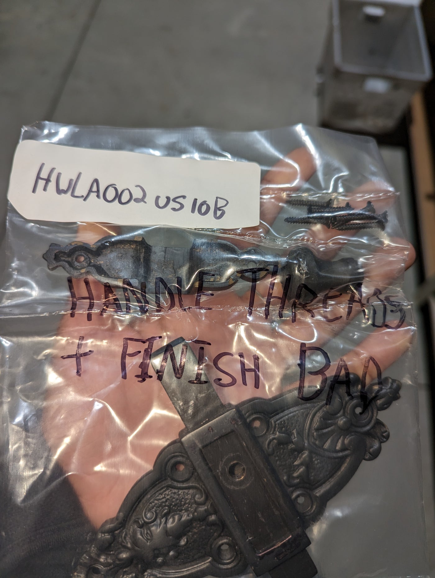 ##Antique Hardware## Open Box Sale Item 5 1/2 Gargoyle French Door or Cabinet Slide Bolt Latch (Oil Rubbed Bronze Finish)